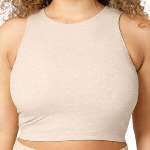 Kindred Bravely Large Cream Heather Sublime Maternity & Nursing Longline Bra Top